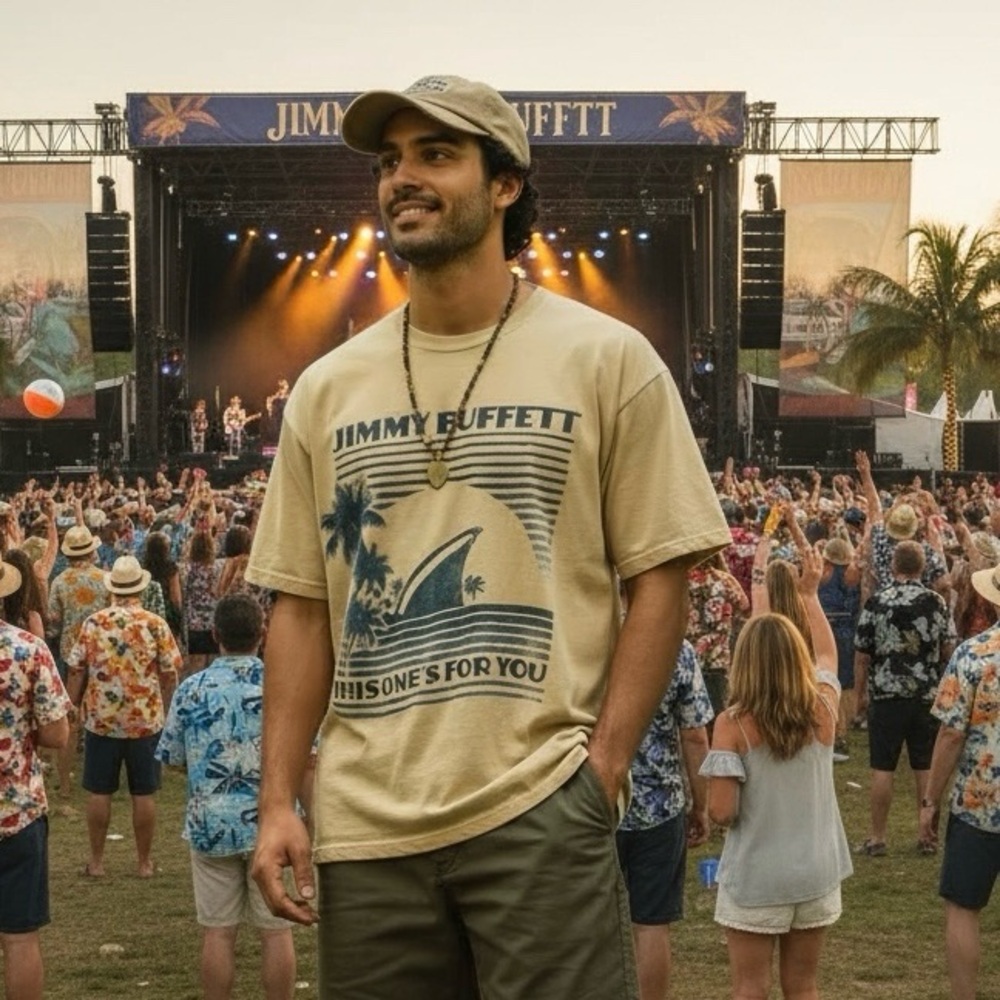 Jimmy Buffett 2014 This One’s for You Concert t-shirt size L